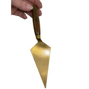 Vintage Masonic Pie server/trowel engraved